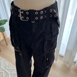 Johnny Was sz 4 black cargo pants